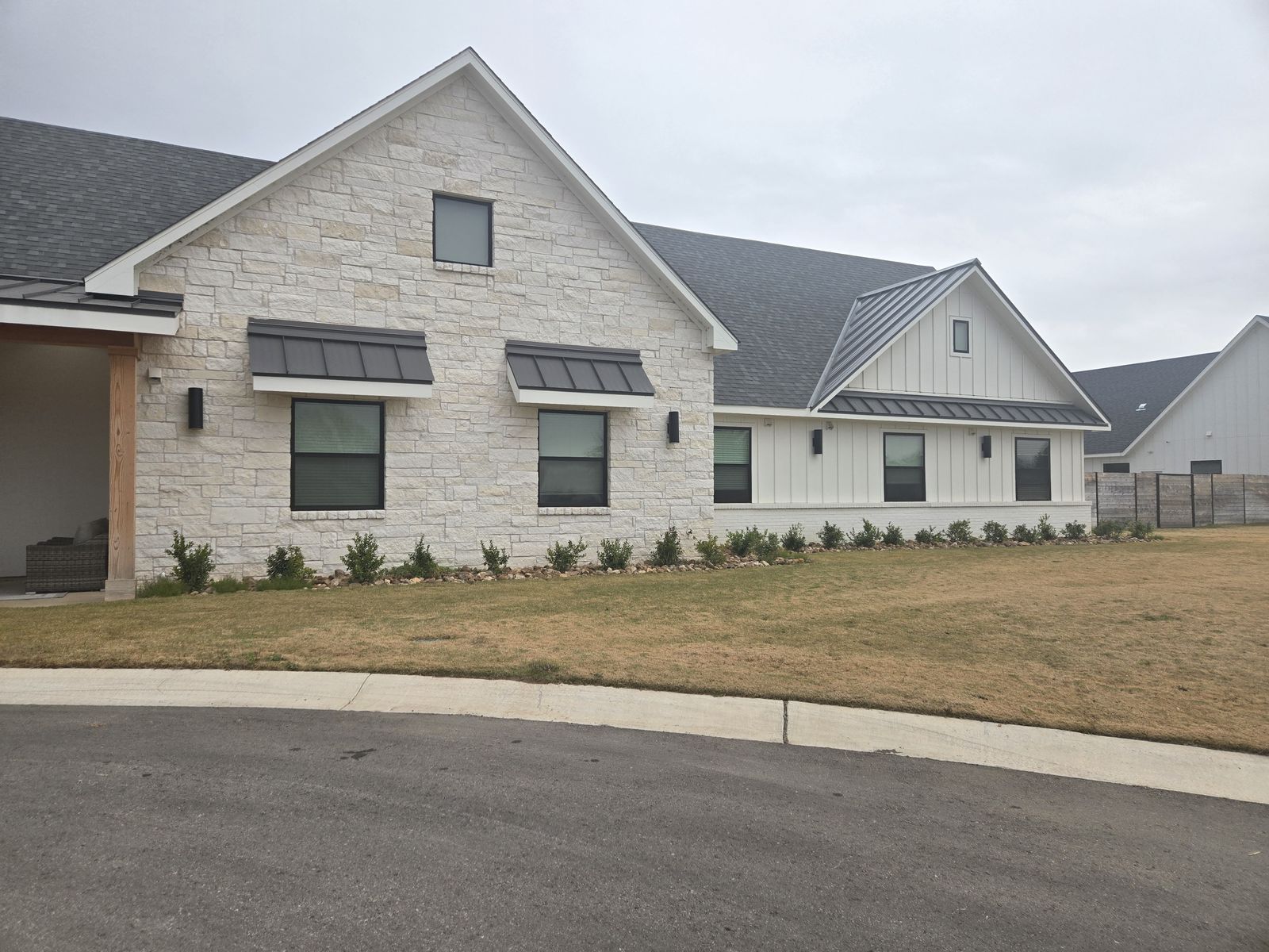 Mansion stone exterior